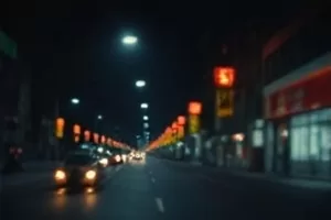 琥珀色矿层截面的细密纹理